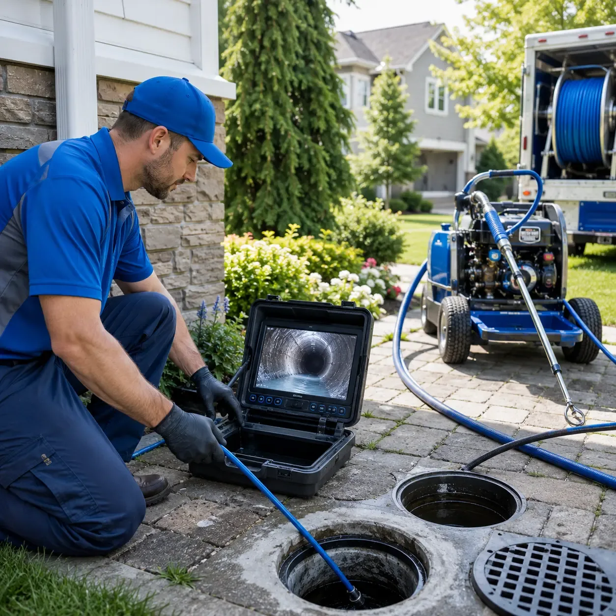 Outdoor drain cleaning professionals serving Seaford, VA